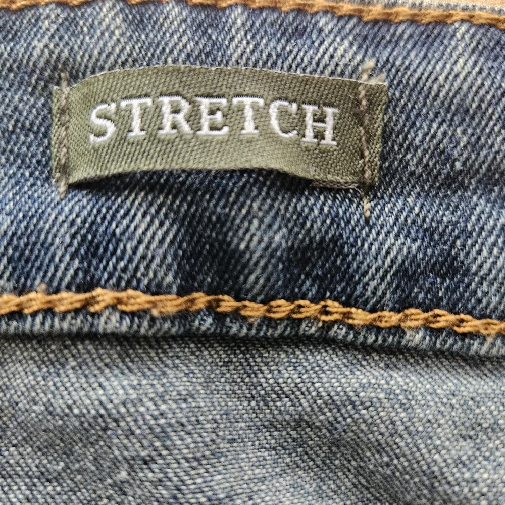 Smith & Mills Denim Jeans Mens Sz 42x32 Stretch Straight‎ Leg Faded (40x31.5)